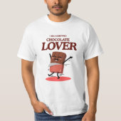 Certified Chocolate Lover | Funny Chocolate Design T-Shirt (Vorderseite)