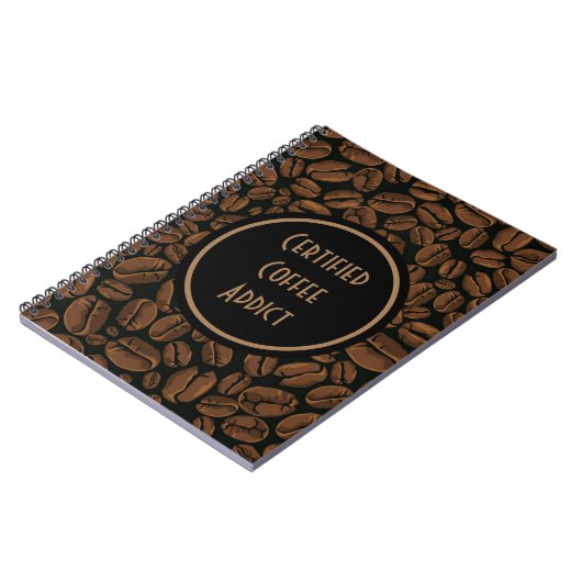 Certified Coffee Addication Notebook Notizblock (Linke Seite)