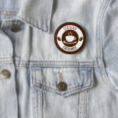 Certified CoffeeHolic Briefmarke Classic Button (Beispiel)