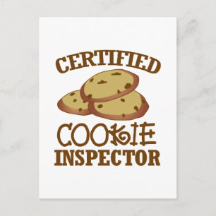 Certified Cookie Inspector Postkarte
