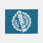 Certified Cougar Tamer Funny Mens Cougar Tamer Fleecedecke (Vorderseite (Horizontal))