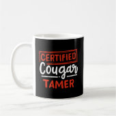 Certified Cougar Tamer für Cougar Hunter Kaffeetasse (Links)