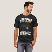 Certified Crane Operator reporting for duty Constr T-Shirt (Vorne ganz)