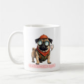 Certified Cuddle Expert Mug – Funny Pug Lover Kaffeetasse (Links)
