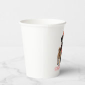 Certified Cuddle Expert Paper Cup – Cute Pug Party Pappbecher (Rechts)