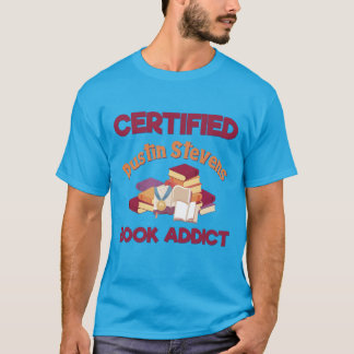 Certified Dustin Stevens Book Addict T-Shirt