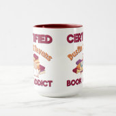 Certified Dustin Stevens Book Addict Tasse (Zentrum)