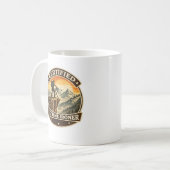 Certified Extreme Ironer Mountain Adventure Mug Kaffeetasse (Vorderseite Links)