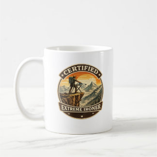 Certified Extreme Ironer Mountain Adventure Mug Kaffeetasse