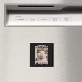 Certified Freak Cat Meme Meme Offensive Memes Funn Magnet (In Situ (Geschirrspüler))