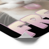 Certified Freak Funny Cat Meme Poster (Ecke)