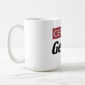 Certified Genius Kaffeetasse (Links)
