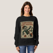 Certified Gift Hazard Skeleton Elf Women’s  Sweatshirt (Vorne ganz)