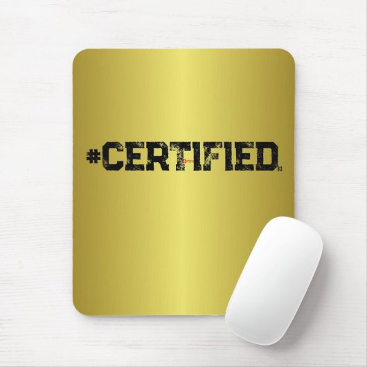 #CERTIFIED GOLD MOUSEPAD (Mit Mouse)