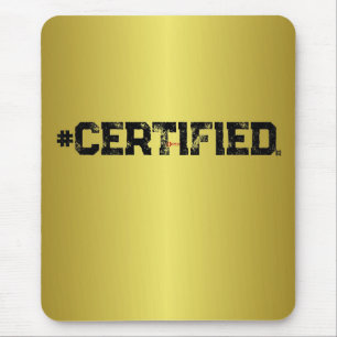 #CERTIFIED GOLD MOUSEPAD