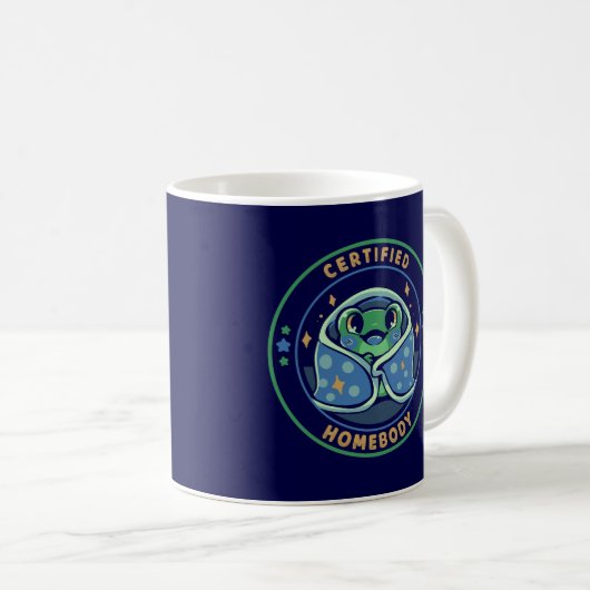 Certified Homebody Kaffeetasse (VorderseiteRechts)
