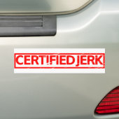 Certified Jerk Briefmarke Autoaufkleber (Auf Auto)