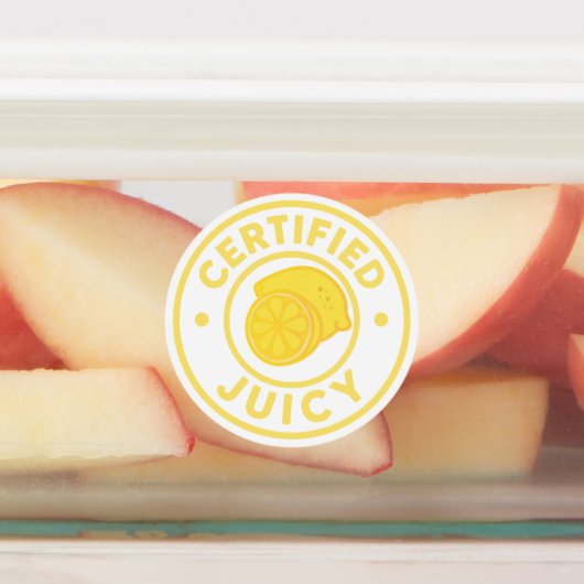 Certified Juicy Fruit Sticker Sheet  (Befestigt)