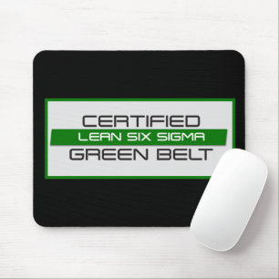Certified Lean Six Sigma Green Belt Mousepad