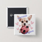Certified Lovebug - Chihuahua Button (Vorne & Hinten)