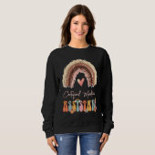 Certified Medical Assistant CMA Groovy Retro Rainb Sweatshirt (Vorne ganz)