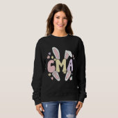 Certified Medical Assistant Easter Bunny CMA Easte Sweatshirt (Vorne ganz)