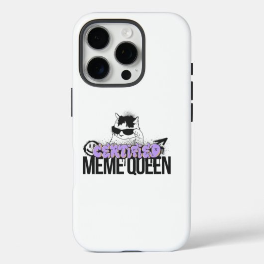 Certified Meme Queen Phone Case (Rückseite)