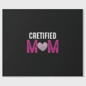 certified mom geschenkpapier (Flach)