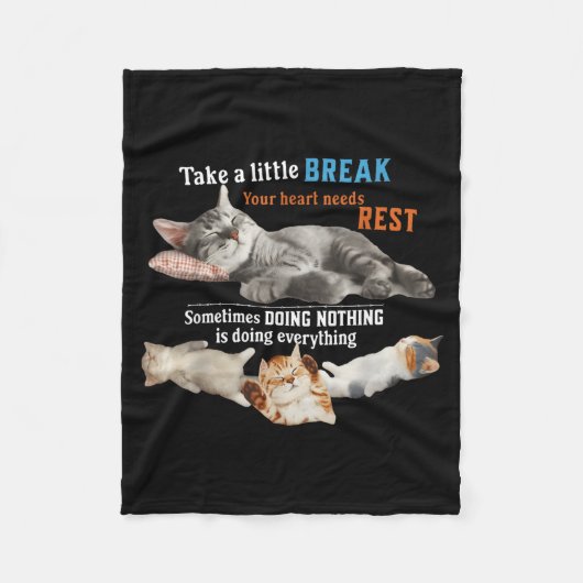 Certified Nap Expert Funny Lazy Cat Meme Cat Moms Fleecedecke (Vorderseite)