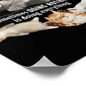 Certified Nap Expert Funny Lazy Cat Meme Cat Moms  Poster (Ecke)