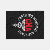Certified Nurse Istant Certified Nursing Istant Cn Fleecedecke (Vorderseite (Horizontal))