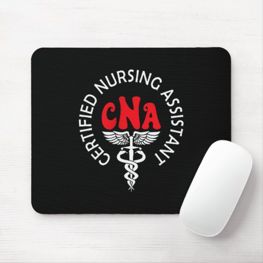 Certified Nurse Istant Certified Nursing Istant Cn Mousepad (Mit Mouse)