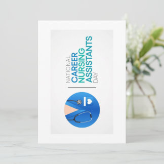 Certified Nurses Aide Week Greeting Card Feiertagskarte