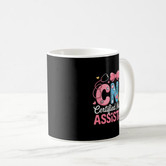 Certified Nursing Istant Nurse Aide Nurse Istant C Kaffeetasse (VorderseiteRechts)