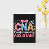 Certified Nursing Istant Nurse Aide Nurse Istant C Karte (Gelbe Blume)