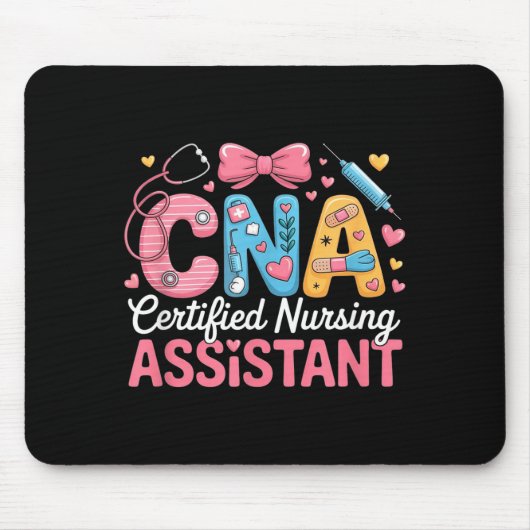 Certified Nursing Istant Nurse Aide Nurse Istant C Mousepad (Vorne)