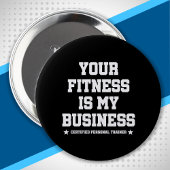 Certified Personal Trainer Fitness Coach Gym Quote Button