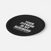 Certified Personal Trainer Fitness Coach Gym Quote Pappteller (Schrägansicht)