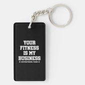 Certified Personal Trainer Fitness Coach Gym Quote Schlüsselanhänger (Rückseite)