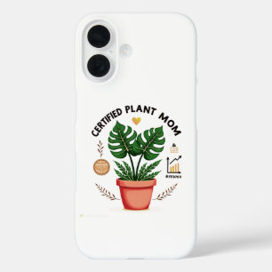 Certified Pflanze Mama & CEO" iPhone 16 Hülle
