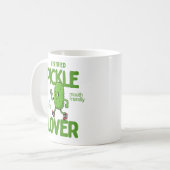 Certified Pickle Lover Funny Foodie Coffee Kaffeetasse (Vorderseite Links)