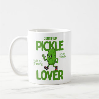 Certified Pickle Lover Funny Foodie Coffee Kaffeetasse