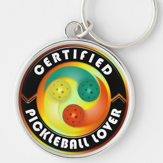 Certified Pickleball Lover 1 Schlüsselanhänger Opt (Vorne)