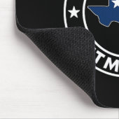 Certified Pitmaster Texan Bbq Grilling Texas Byrbe Mousepad (Ecke)