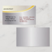 Certified Public Accountant Business Card Moderne Visitenkarte (Vorne/Hinten)