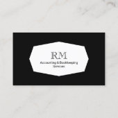 Certified Public Accountant Business Card Visitenkarte (Rückseite)