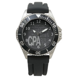 Certified Public Accountant CPA Außerordentliche Armbanduhr
