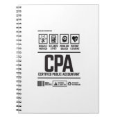 certified public accountant-CPA Notizblock (Vorderseite)