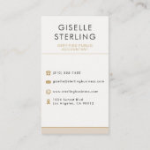 Certified Public Accountant CPA Photo Visitenkarte (Rückseite)