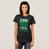 Certified Public Accountant Freak in the Sheets T-Shirt (Vorne ganz)